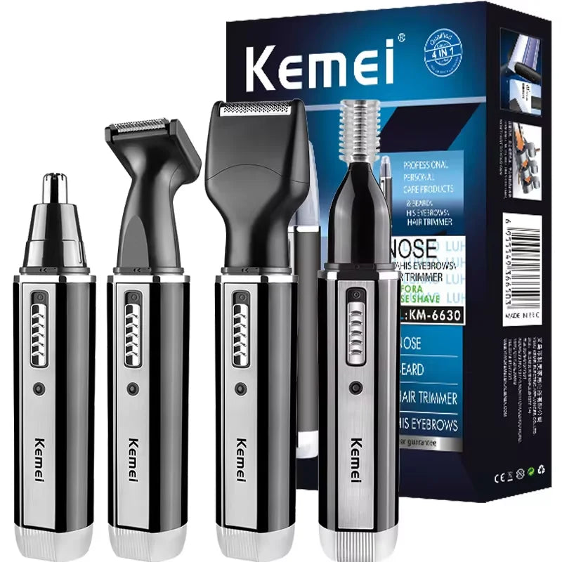 4in1 Rechargeable Nose Trimmer Beard Trimmer for Men Ear Eye Nose - Hair Removal Clean Machine