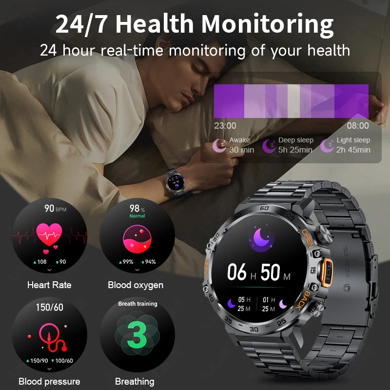 Smart Watch screen Waterproof Sports Watches Flashlight Smartwatch For Andrio