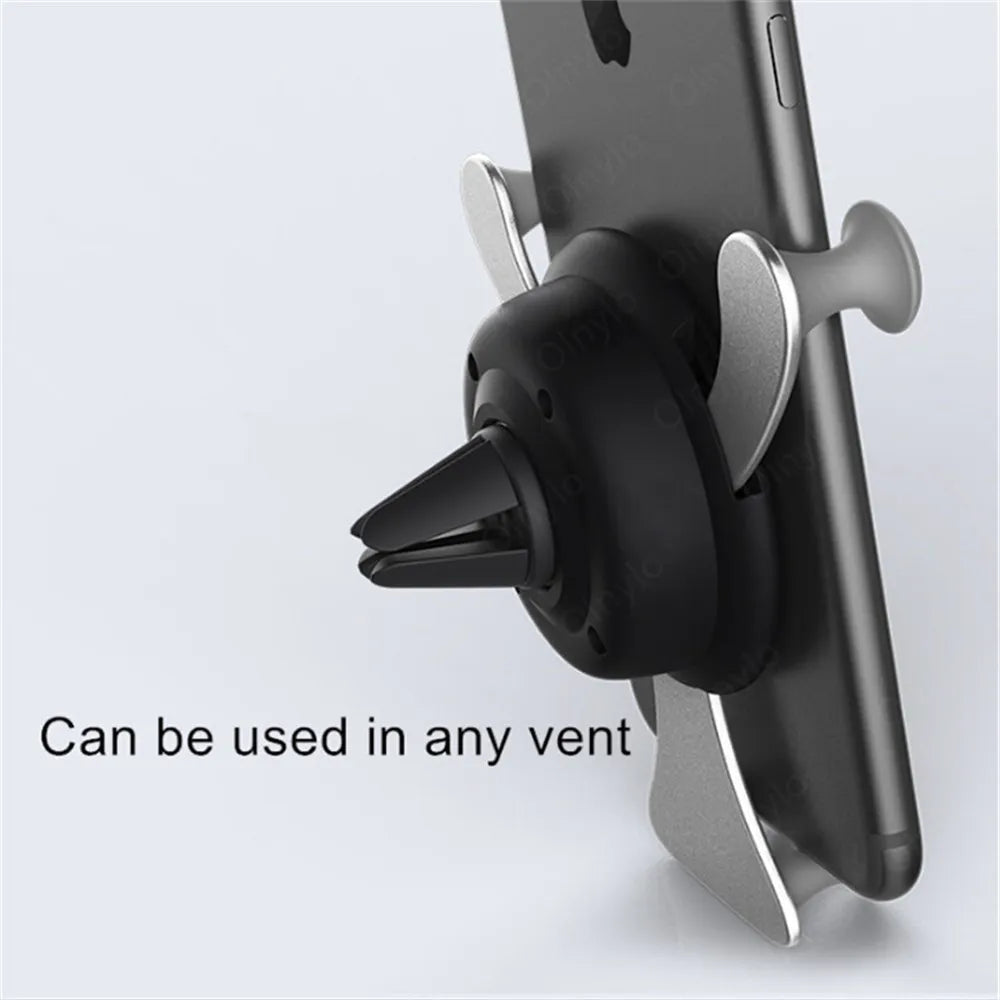 Gravity Car Phone Holder Air Vent Clip  Mobile Cell Stand GPS Support For iPhone 12 Pro Max Xiaomi Samsung