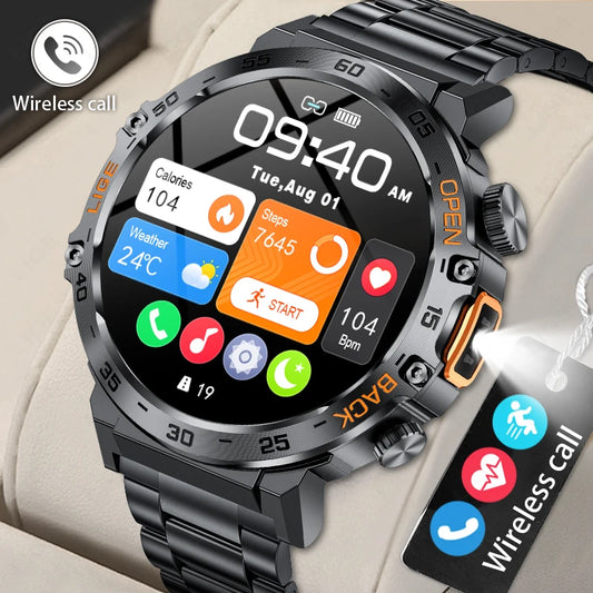 Smart Watch screen Waterproof Sports Watches Flashlight  Smartwatch For Andrio